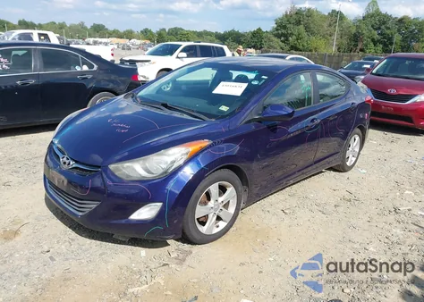 2013 Hyundai Elantra Gls из США, поврежденный, VIN 5NPDH4AE8DH229238